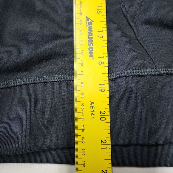 NWT Levi's Women's Graphic Standard Hoodie - Batwing 3D Shine Caviar - 1X - Picture 15 of 15